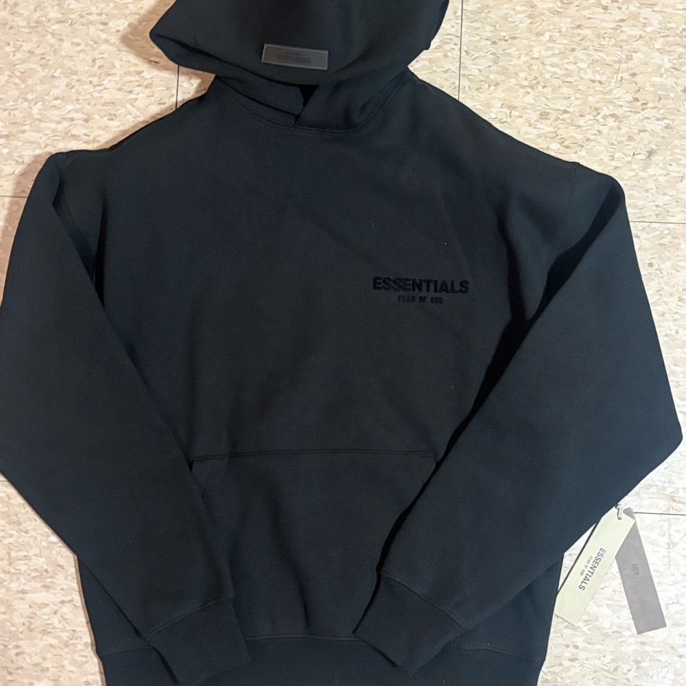 Essentials Midnight Black Pullover NWT - image 3